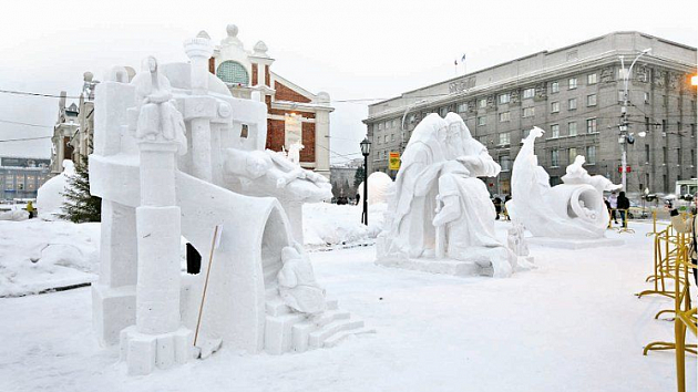4 января в Новосибирске стартует фестиваль снежной скульптуры